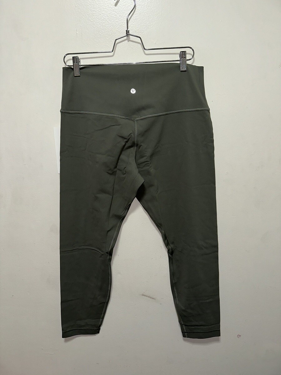 Lululemon Align HR Pant 25” Nulu Size 14 Grey Sage GRSG | eBay