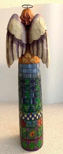 Figura de ángel Jim Shore 2004 "Singing Makes The Heart Glad" - EN CAJA ORIGINAL - Imagen 5 de 15