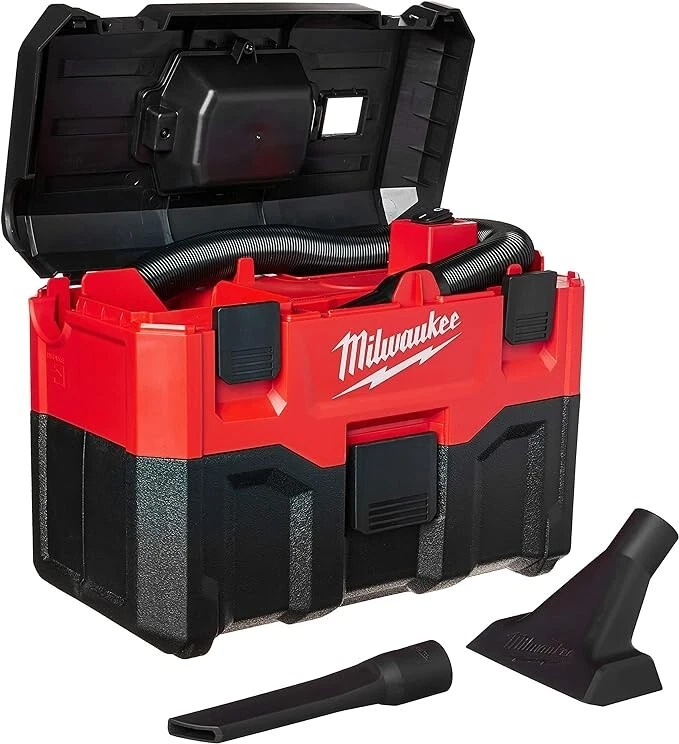 Milwaukee 0880-20 Cordless Wet/Dry Vacuum, 2 Gal, 82 dB, Red - Image 2 of 4