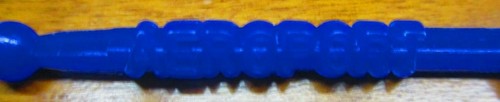 Blue Swizzle Stick from Aeroport Dorval A.F.C. LTEE, Excellent Condition - Picture 2 of 4