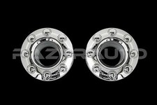 05-17 Ford Super Duty Dually Chrome 17 8 Lug Front Wheel Center Hub Cap 1 Set