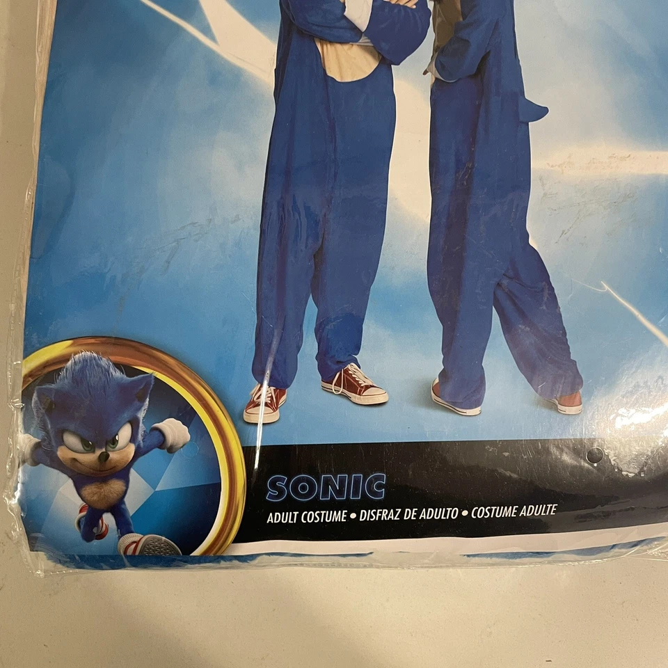 Nuevo Disfraz de Película Sonic Sonic the Hedgehog Halloween Juegos con disfraces XL Foto 3 de 4