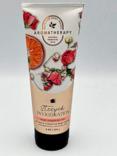 BATH  BODY WORKS AROMATHERAPY STEEPED INVIGORATION ROSE TANGERINE TEA CREAM NEW