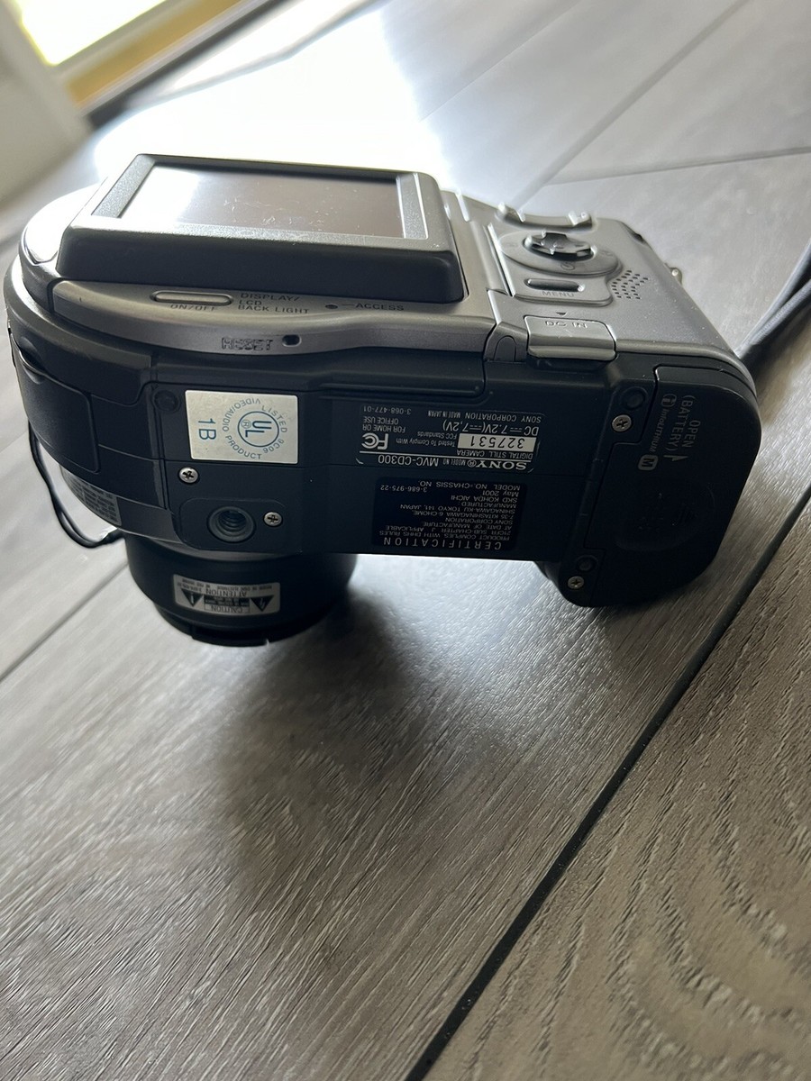 Sony Mavica MVC-CD300 3.3 MP Digital Camera - Silver 27242589223| eBay