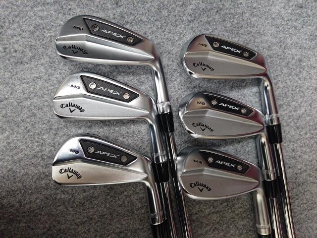 キャロウェイ　APEX MB モーダス105 Pre-Owned Callaway Apex Pro 21 / Apex MB Combo 3-PW Iron Set Stiff