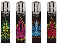 Electric Weed Rare Clipper Lighters Funny Cool Lighter 420 Gas Unique Refillable