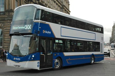LOTHIAN SKYLINK Bus No.588 OKT 2017 6x4 Qualität Bus Foto ANSICHT 11