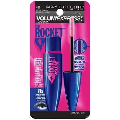 Maybelline 401 VERY BLACK Volume Express Mascara, 9mL /3 Fl. Oz.