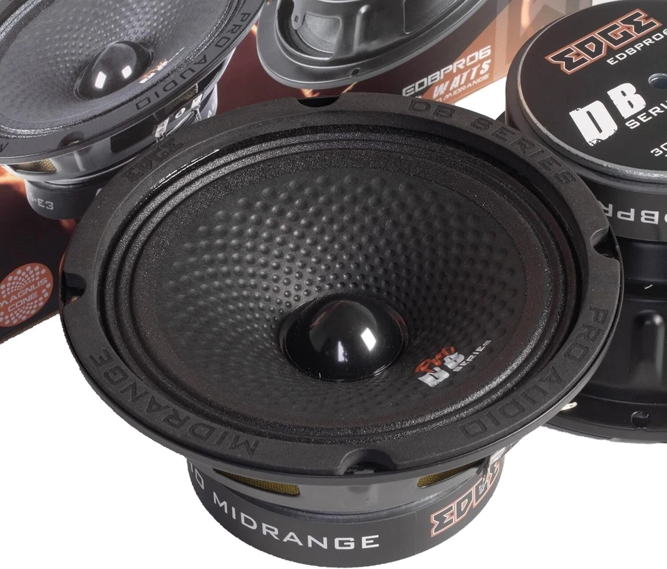 EDGE EDBPRO6 COPPIA MidWoofer 16 cm 300 Watt Alta Efficienza 165mm Medio Bassi - Immagine 4 di 4