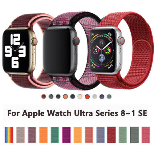 Accessories Band Strap iWatch For Apple Watch Ultra Series 8 7 6 5 4 3 2 1 SE - Picture 3 of 109