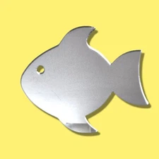Fish with Eye Shaped Acrylic Mirrors - Various Sizes