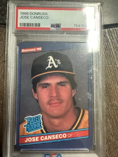 1986 Donruss - Rated Rookie #39 Jose Canseco (RC)