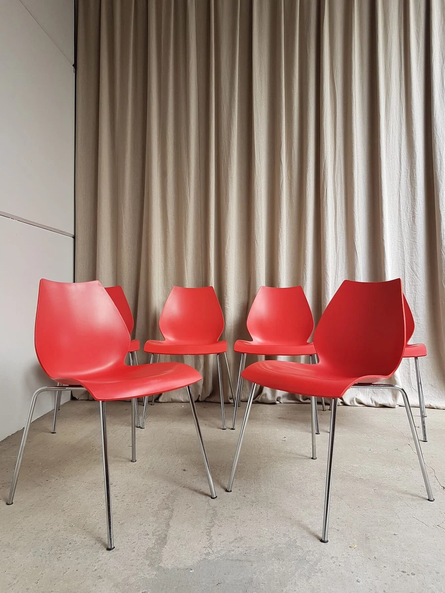Mid century chrome dining cheap chairs