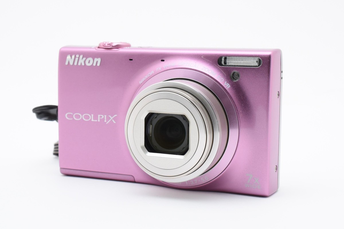 MINT] Nikon COOLPIX S6100 Compact Digital Camera Pink Tested