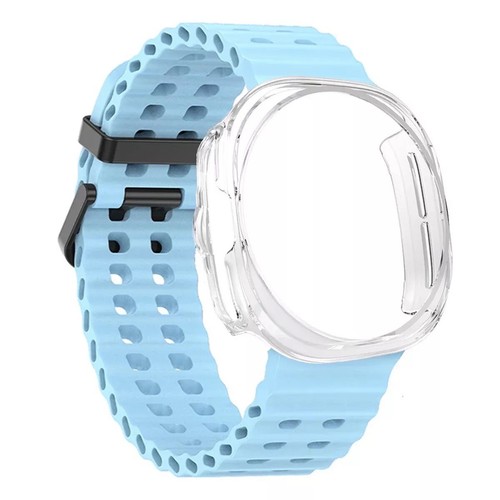 Case + Strap For Samsung Galaxy Watch Ultra 47mm Silicone Breathable Watch Band - Picture 11 of 38