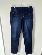 Jag High Rise Skinny Blue Jeans Womens Sz 8 Pull On Elastic Waist Jegging Comfy