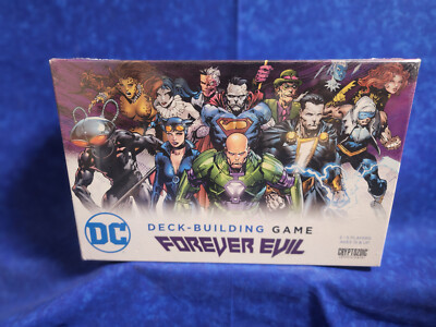 Cryptozoic DC Comics Deck Building Forever Evil Card Game Sealed