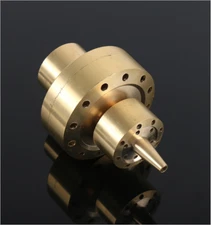 Brass 1.5" DN40 Shine 2 Layers Euro Columns Fountain Nozzle Spray Head