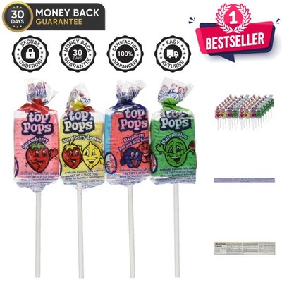 Indulge in Top Taffy Pops - Assorted Flavors, 48 Count Pack for Sweet Moments