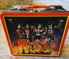 KISS- BAND TIN METAL LUNCH BOX - LIMITED EDITION- 2015 RARE