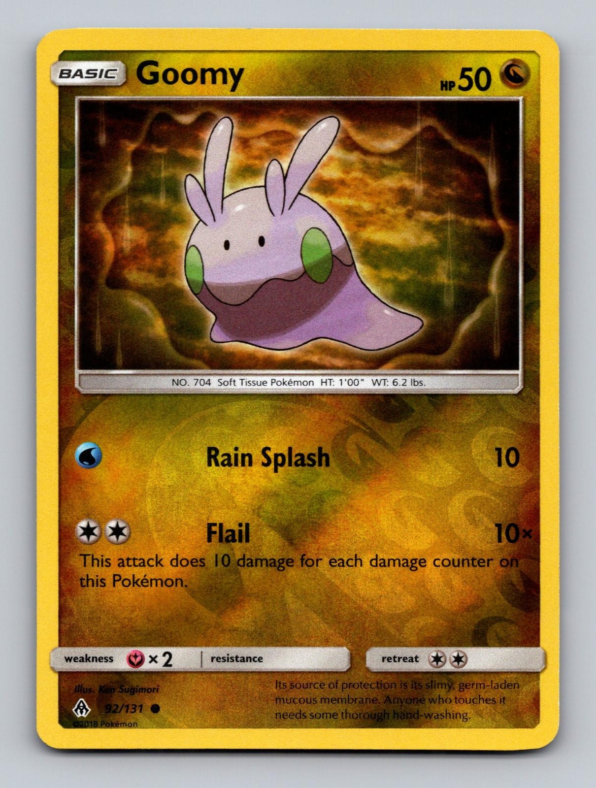 Goomy 92/131 Common Forbidden Light Pokemon Reverse Holo Lightly Played