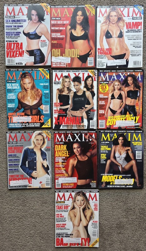 Maxim Magazines 2000 Lot Of 10 Issues Low Price Great Condition Sexy Ladies 