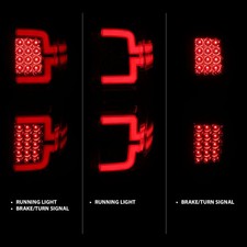 Anzo 311291 Tail Light Assembly LED Chrome Lens Pair