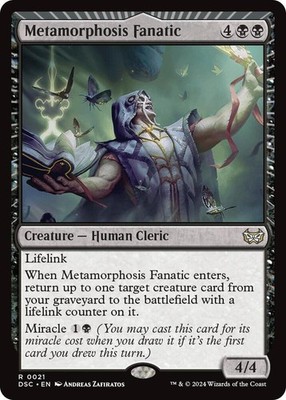 1x Metamorphosis Fanatic - Commander: Duskmourn: House of Horror - NM  -  MTG