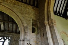 Photo A3 Carlton Scroop: St Nicholas Church: The rood loft stairway  c2015