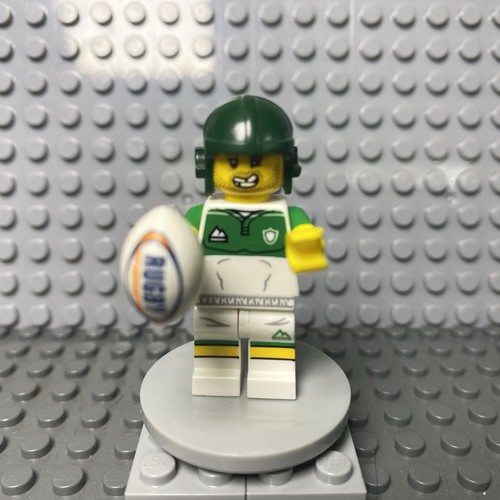 LEGO Rugby Player col354 minifigure from Series 19 71025 | eBay
