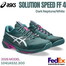 Asics Tennis Shoes SOLUTION SPEED FF 4 Dark Neptune/White 1041A532.300 All Court