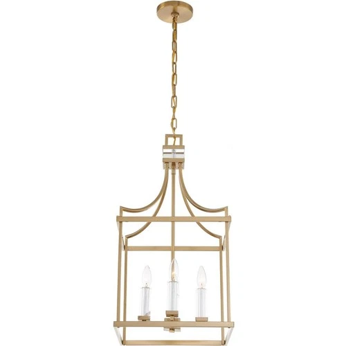Uttermost 21644 Montreal 4 Light 13.88 inch Warm Brass Pendant Ceiling Light - Picture 9 of 11