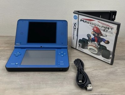 Mario Nintendo Dsi Dark Blue Nintendo DSi XL Midnight Blue GameStop - Main Image