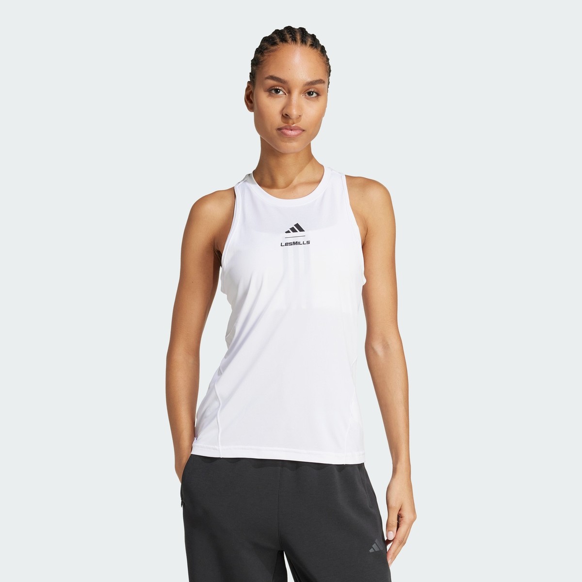 【値下げ】Les Mills アディダス レディース タンクトップ　M adidas women Les Mills Graphic Tank Top | eBay