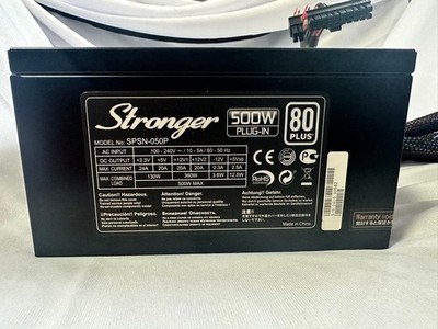 Stärkeres SPSN-050P 500W 80 PLUS zertifiziertes Netzteil PSU getestet