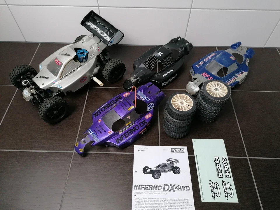 ⚠️SALE⚠️ KYOSHO -VINTAGE - INFERNO DX No. 3290 1:8 Buggy / OS Max RZ -RTR- - Bild 2 von 4