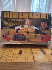 vintage Tomy Stunt Car Race Set See Description And Video
