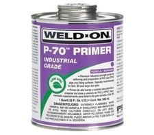 IPS WELD-ON 10223 P-70 PRIMER 1 QT PVC/CPVC PURPLE LOW VOC SOFTENING