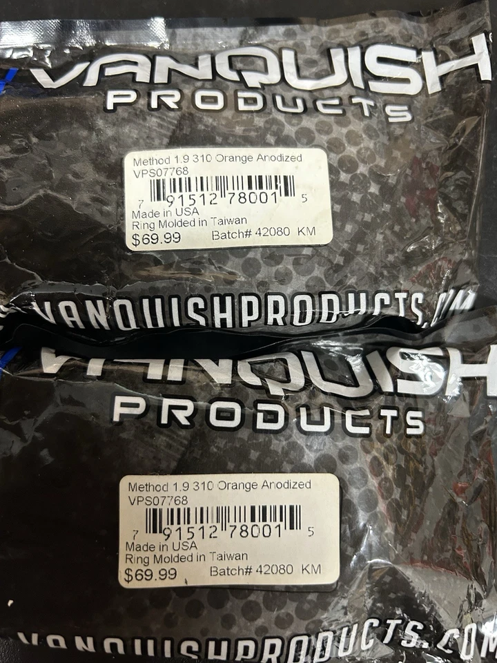 Discontinued Vanquish 310 Method Wheels 1.9 Beadlock Orange - Image 2 of 2