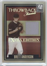 2007 Donruss Elite Extra Edition Throwback Threads 263/500 Brett Anderson 6x7