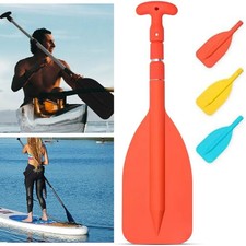 Telescoping Boat Oar Canoe Kayak Adjustable Length Paddle JetSki Boating Ore