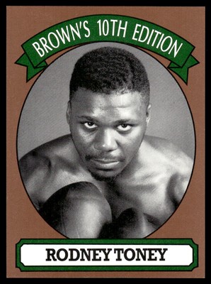 1994 Browns Boxing 10th Edition NmMt Rodney Tooney #72