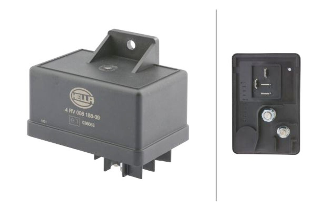 Glow Plug System Control Unit 12V HELLA Fits PEUGEOT FIAT CITROEN II 5981.11