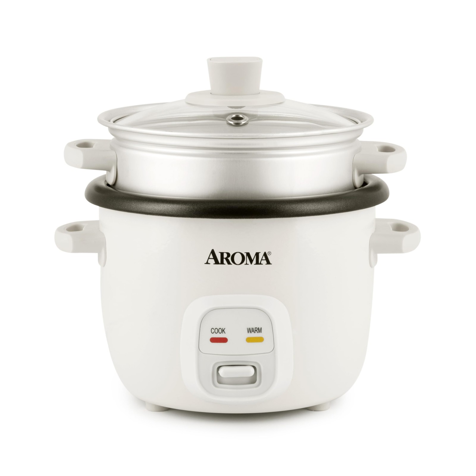 2 Cup Uncooked 4 Cooked Steamer Soup Maker White Arc-302-1ng