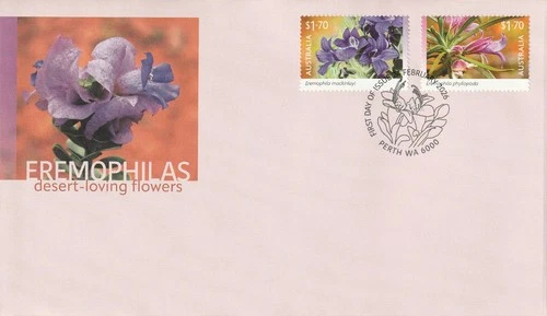 Australian Stamps 2026: Eremophilas: Desert-Loving Flowers - First Day Cover.