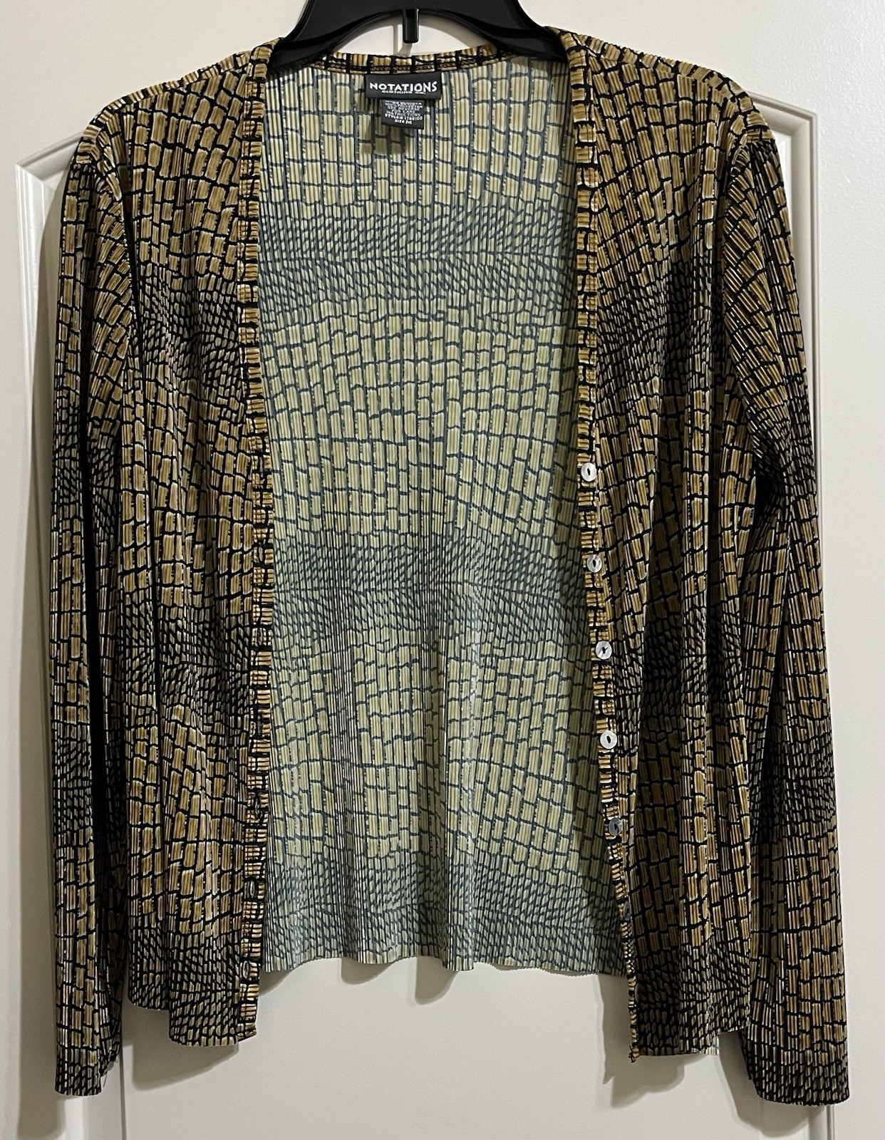 Notations 3 Pc Set Women’s Button Down Cardigan T… - image 3