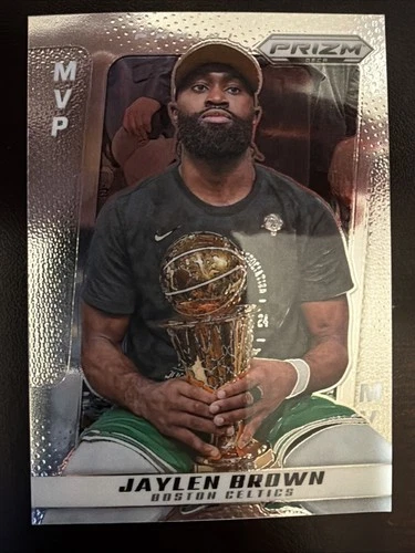 2024-25 Panini Prizm Deca Jaylen Brown #291 MVP Boston Celtics.