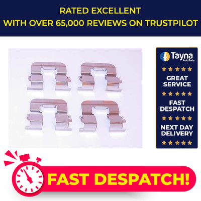 Brake Pad Fitting Kit fits KIA CEED JD 1.0 Rear 15 to 18 G3LC Apec Quality New
