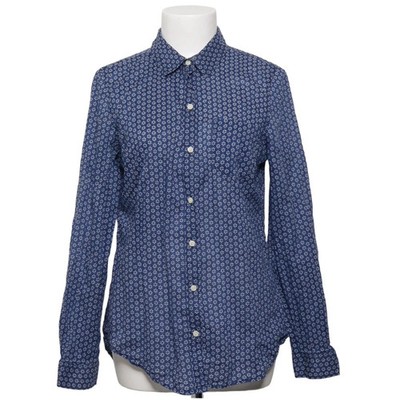 Old Navy, Bluse, Größe: M, Blau/Weiß/Mehrfarbig, Baumwolle, Gepunktet #o07