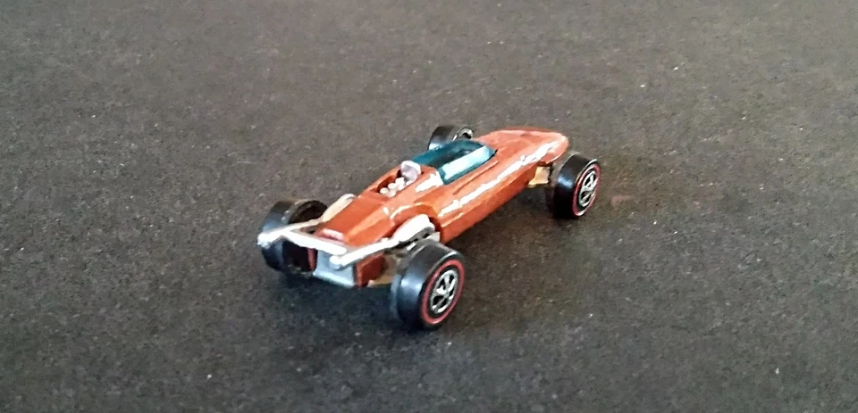 ENVÍO GRATUITO De colección Original Restaurado Hot Wheels Redline Indy Eagle Cobre Foto 4 de 4
